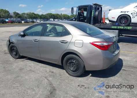 2016 Toyota Corolla Le из США, поврежденный, VIN 2T1BURHE0GC550865